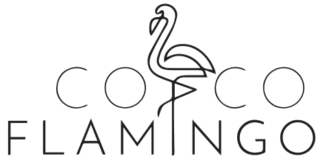 Logotipo Coco Flamingo negro
